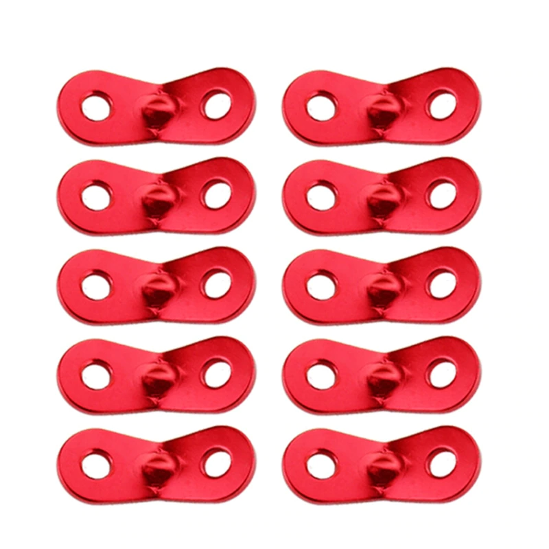Cheap Goat Tents 10 Pcs Aluminum Alloy Tent Rope Tensioners Camping Non Slip Cord Lock Buckles Dual Holes Wind Rope Peanut Stopper Tent Accessories 